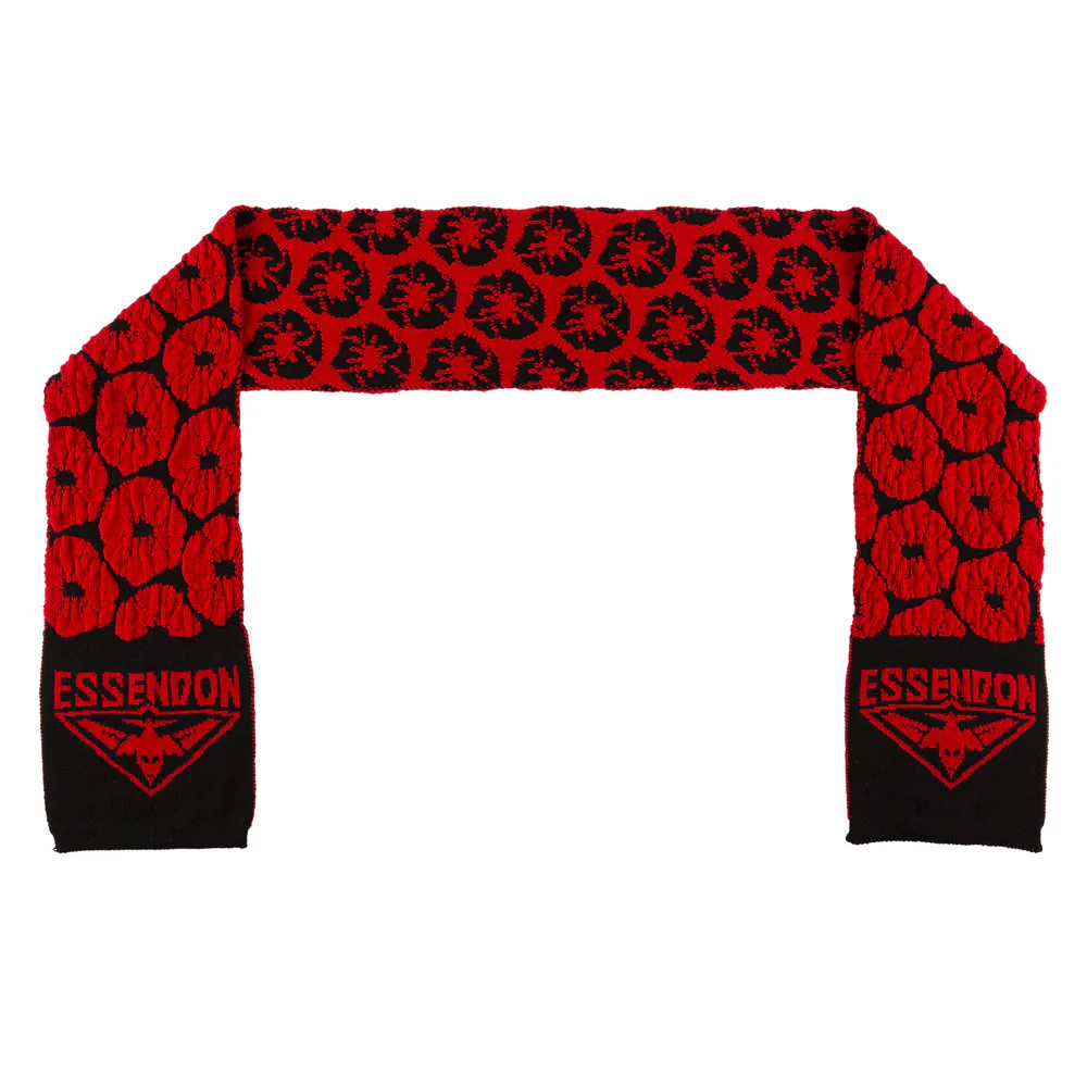 2026 Anzac Essendon Wool Scarf - Image 4