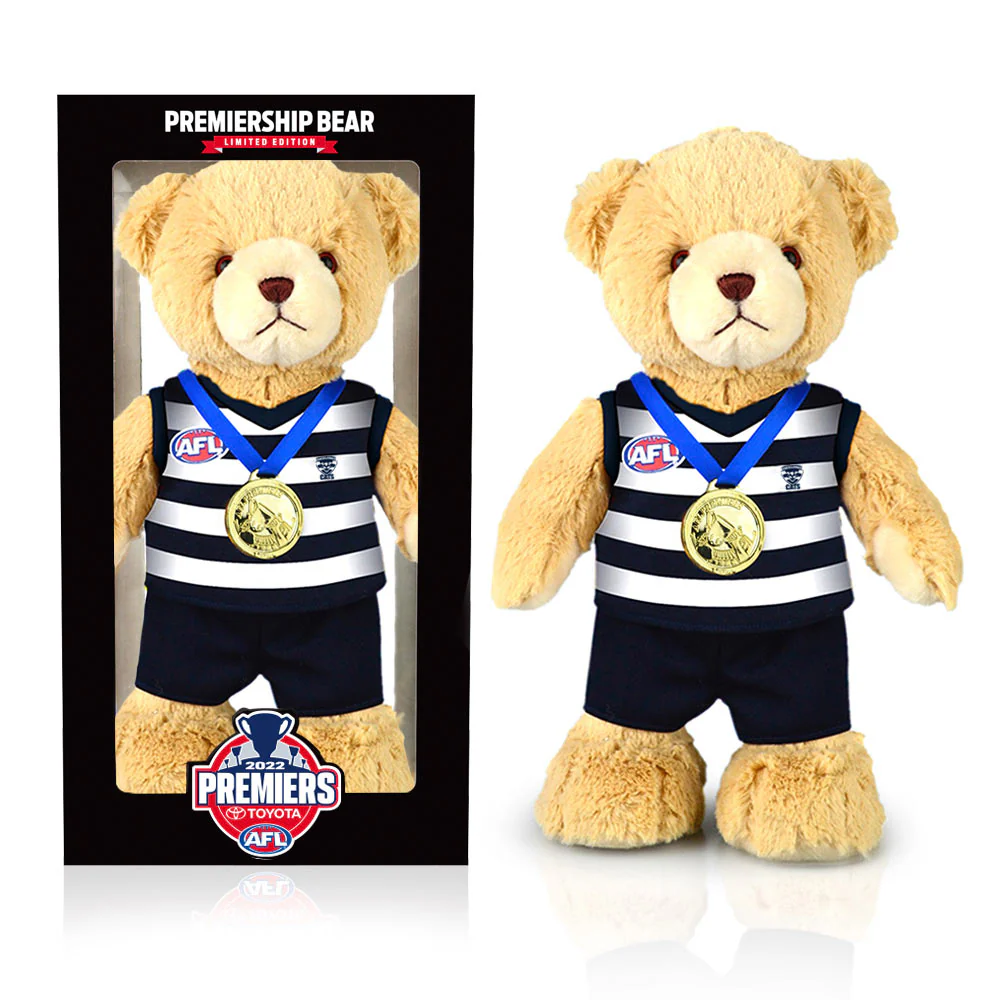 Geelong Cats 2022 Premiers Limited Edition Bear - Image 4