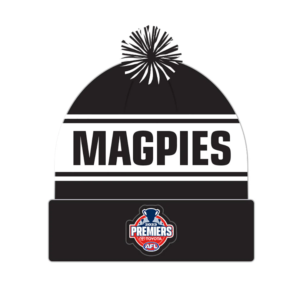 Collingwood 2023 Premiers Adult Beanie - Image 2