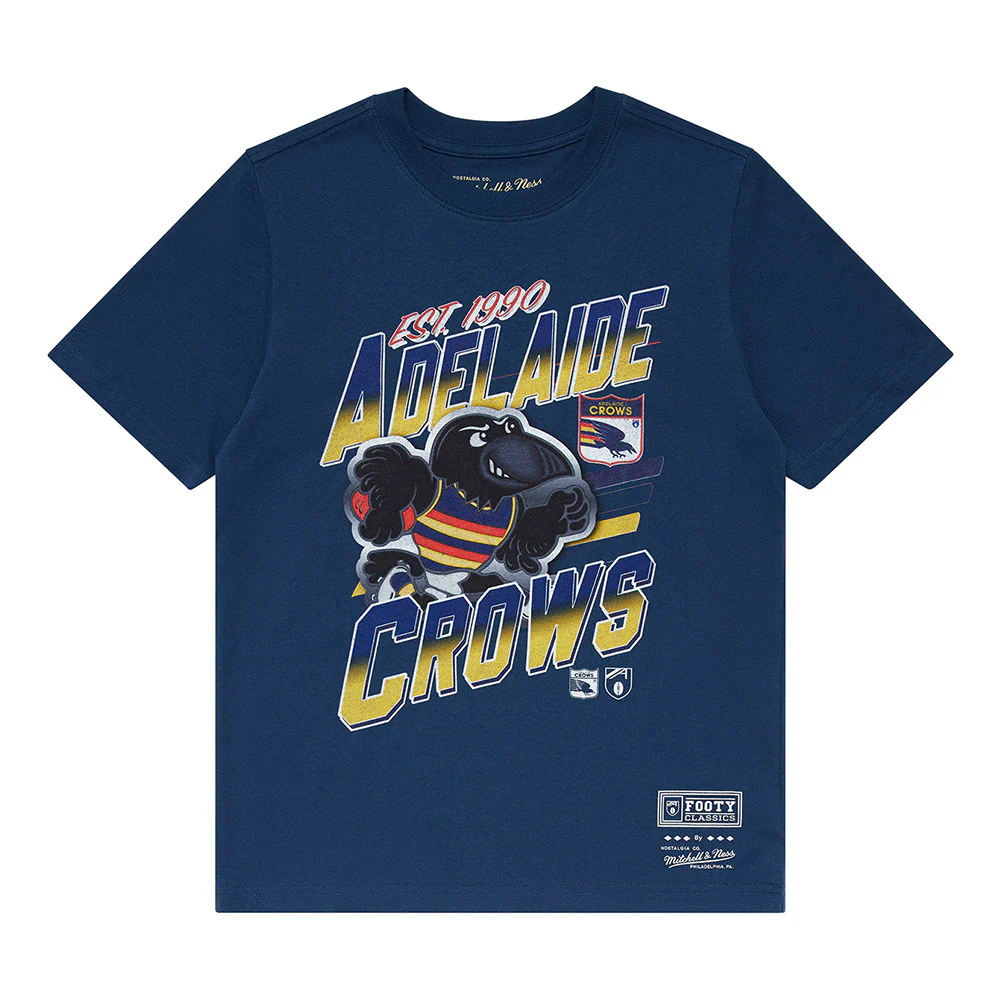 Adelaide Crows Mitchell & Ness Mascot Character Youth Tee