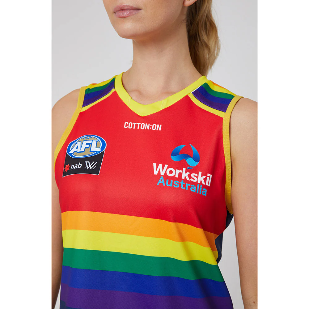 Adelaide Crows AFLW Season 7 Womens Pride Guernsey - Image 9