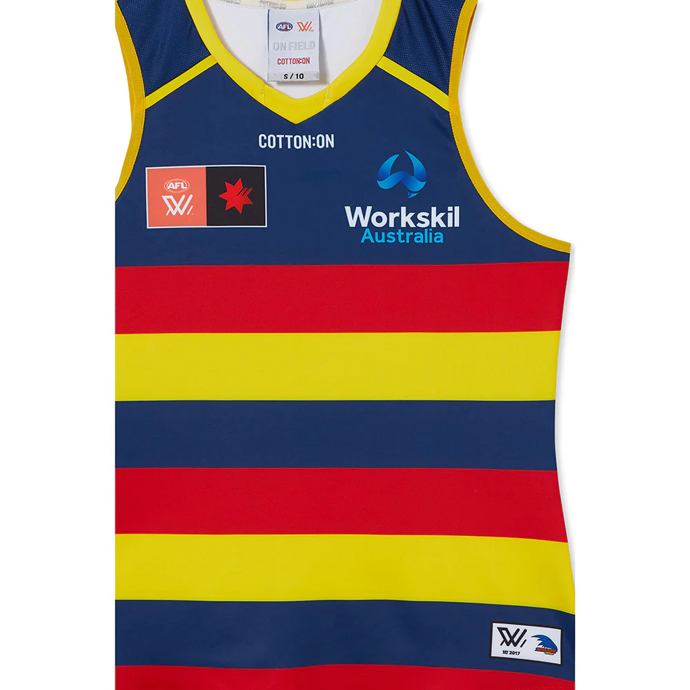 Adelaide Crows Season 8 AFLW Authentic Home Guernsey - Image 3