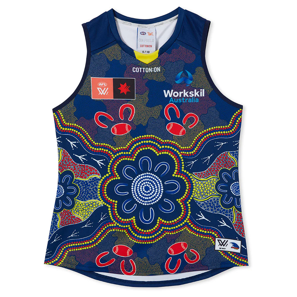 Adelaide Crows Season 8 AFLW Authentic Indigenous Guernsey - Image 5