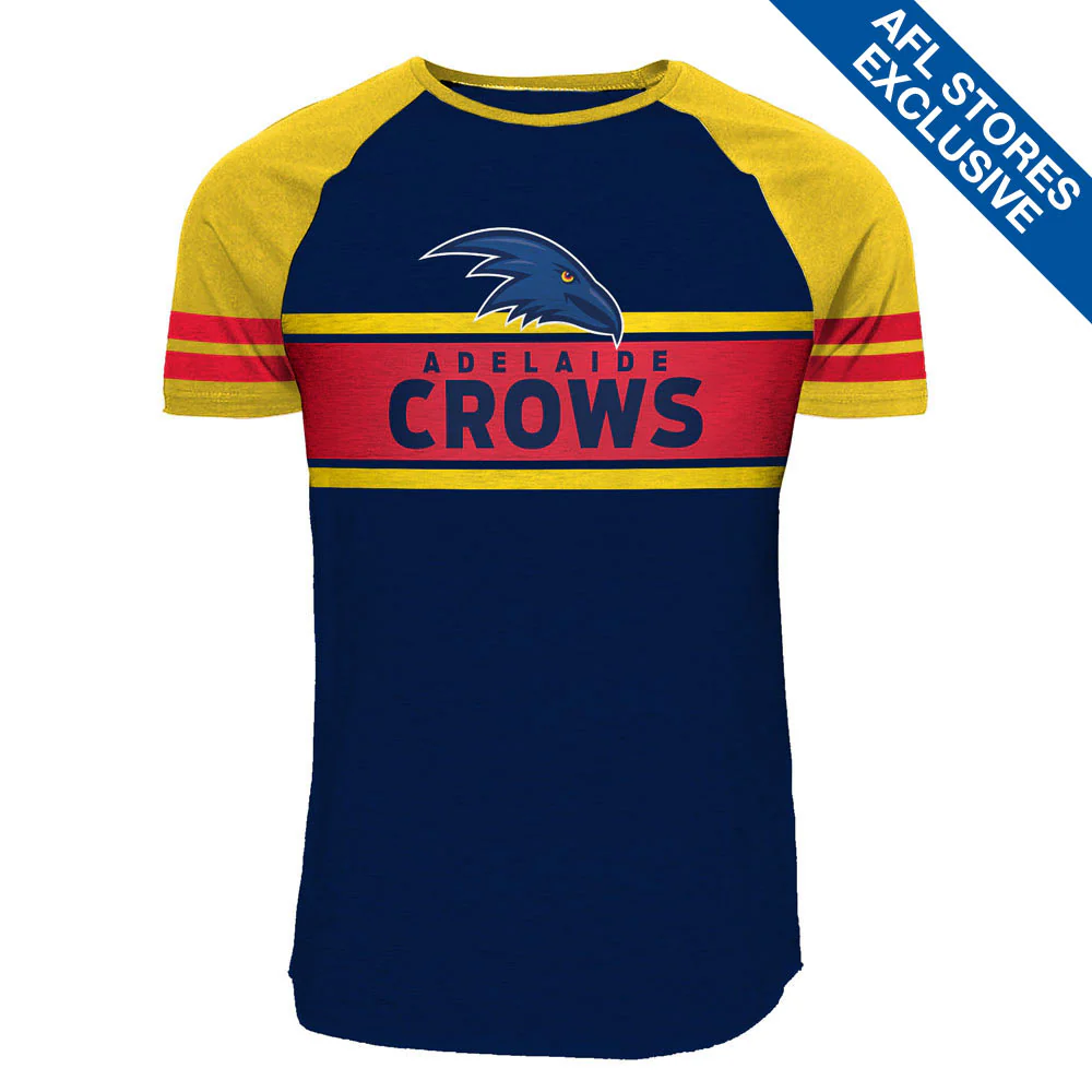 Adelaide Crows Kids Raglan Tee - Image 3