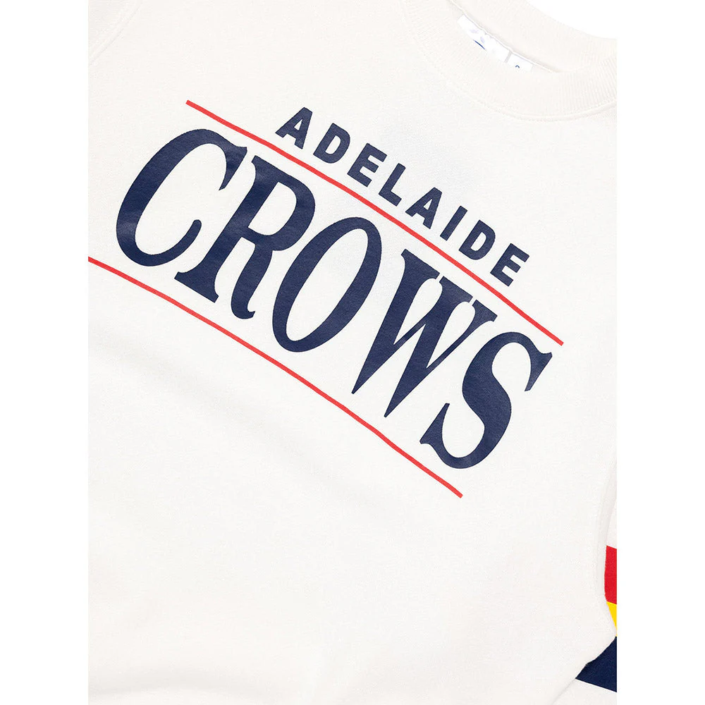 Adelaide Crows Womens Stripe Sleeve Crew - Image 7