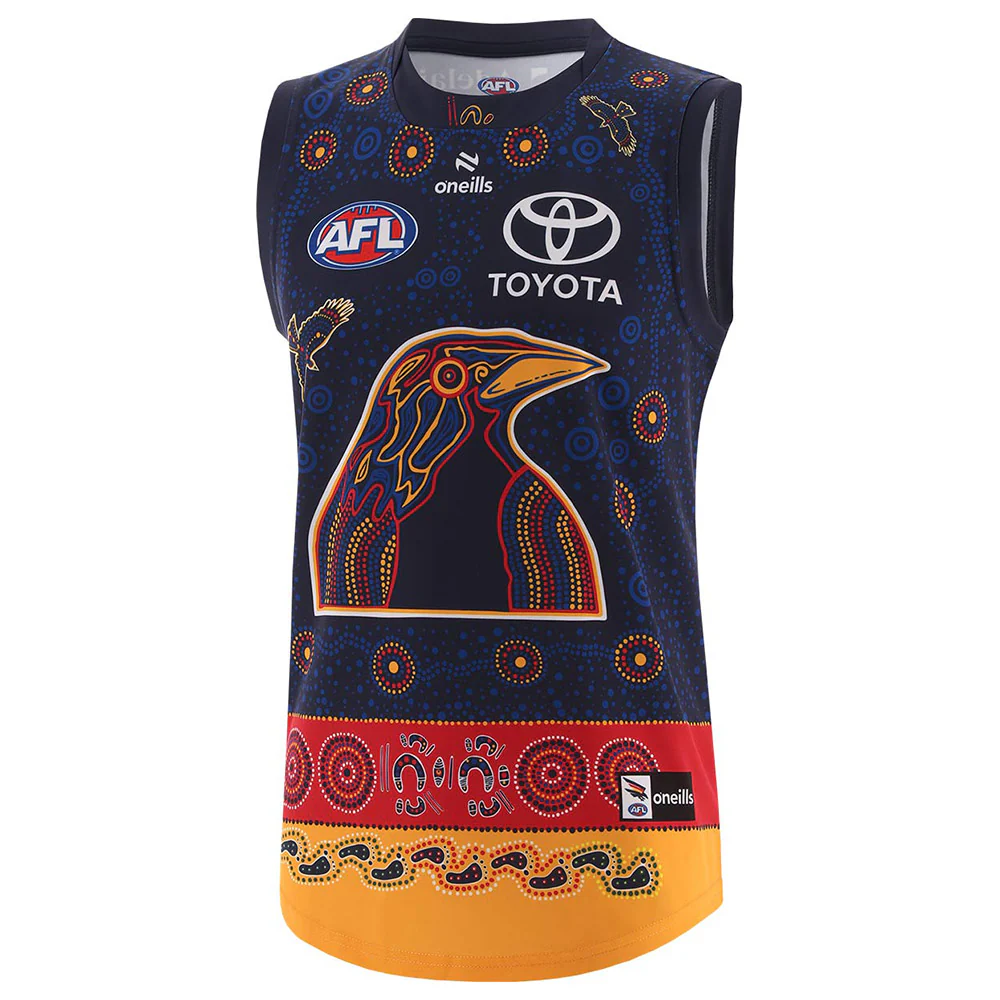 Adelaide Crows 2025 Authentic First Nations Adult Home Guernsey