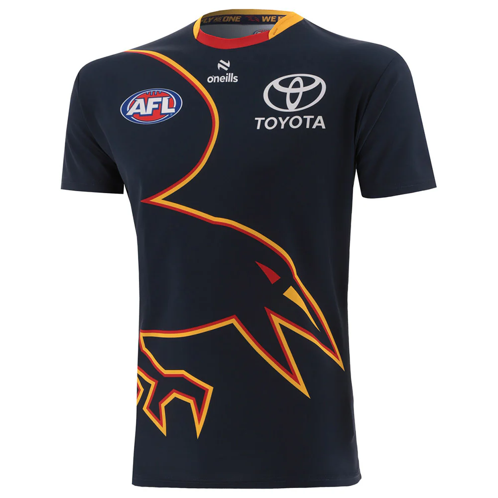 Adelaide Crows 2024 Authentic Mens Run Out Tee - Image 2