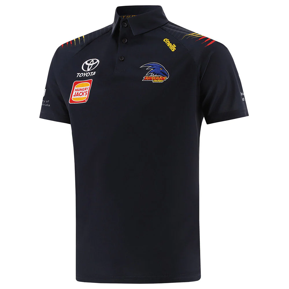 Adelaide Crows 2024 Authentic Mens Media Polo - Image 6