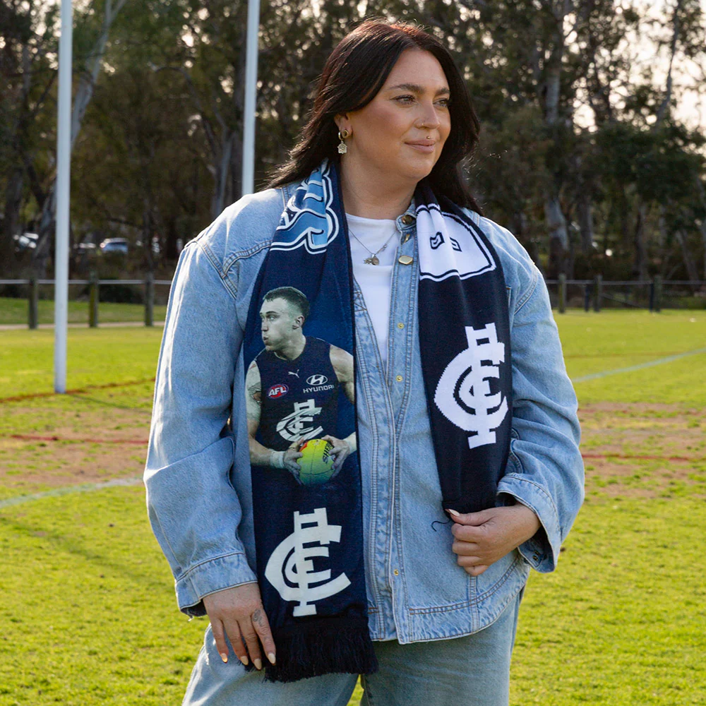 Carlton Player Scarf - Patrick Cripps