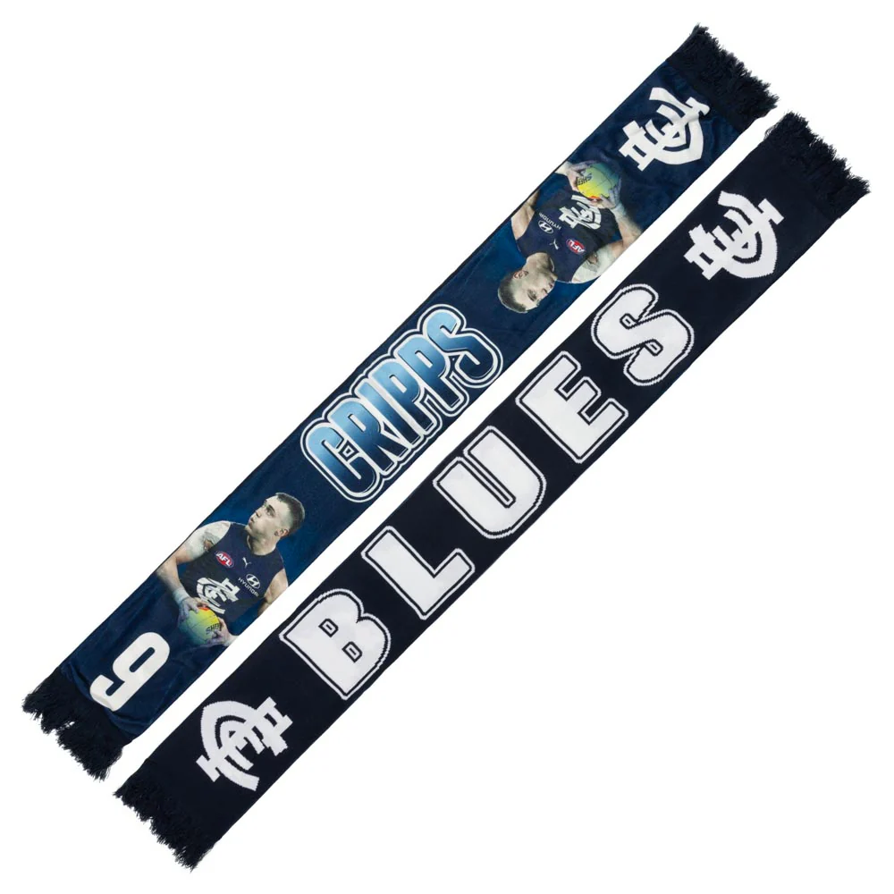 Carlton Player Scarf - Patrick Cripps - Image 2