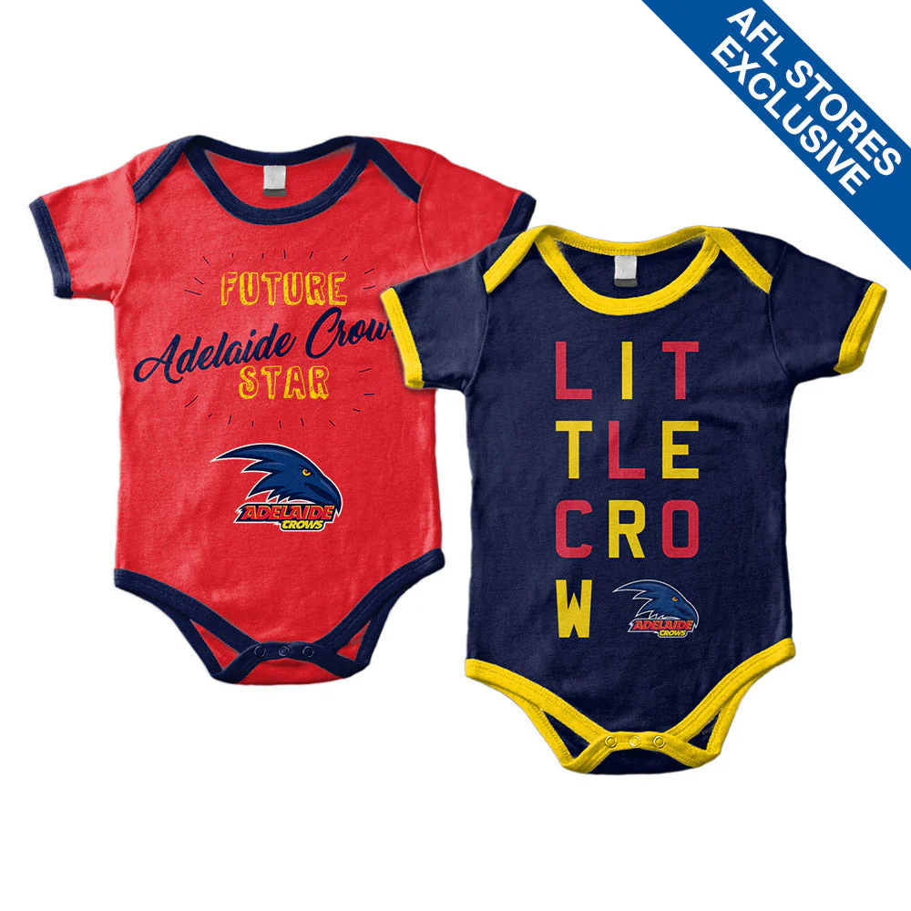 Adelaide Crows Set Of 2 Infant Grow Suits - Image 2