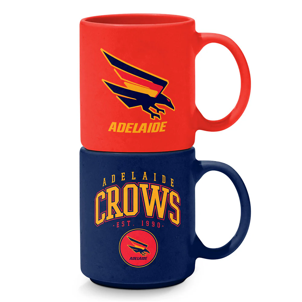 Adelaide Crows Stackable Ceramic Mugs