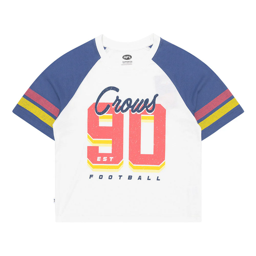 Adelaide Crows 2-Tone Womens Raglan Tee - Image 5