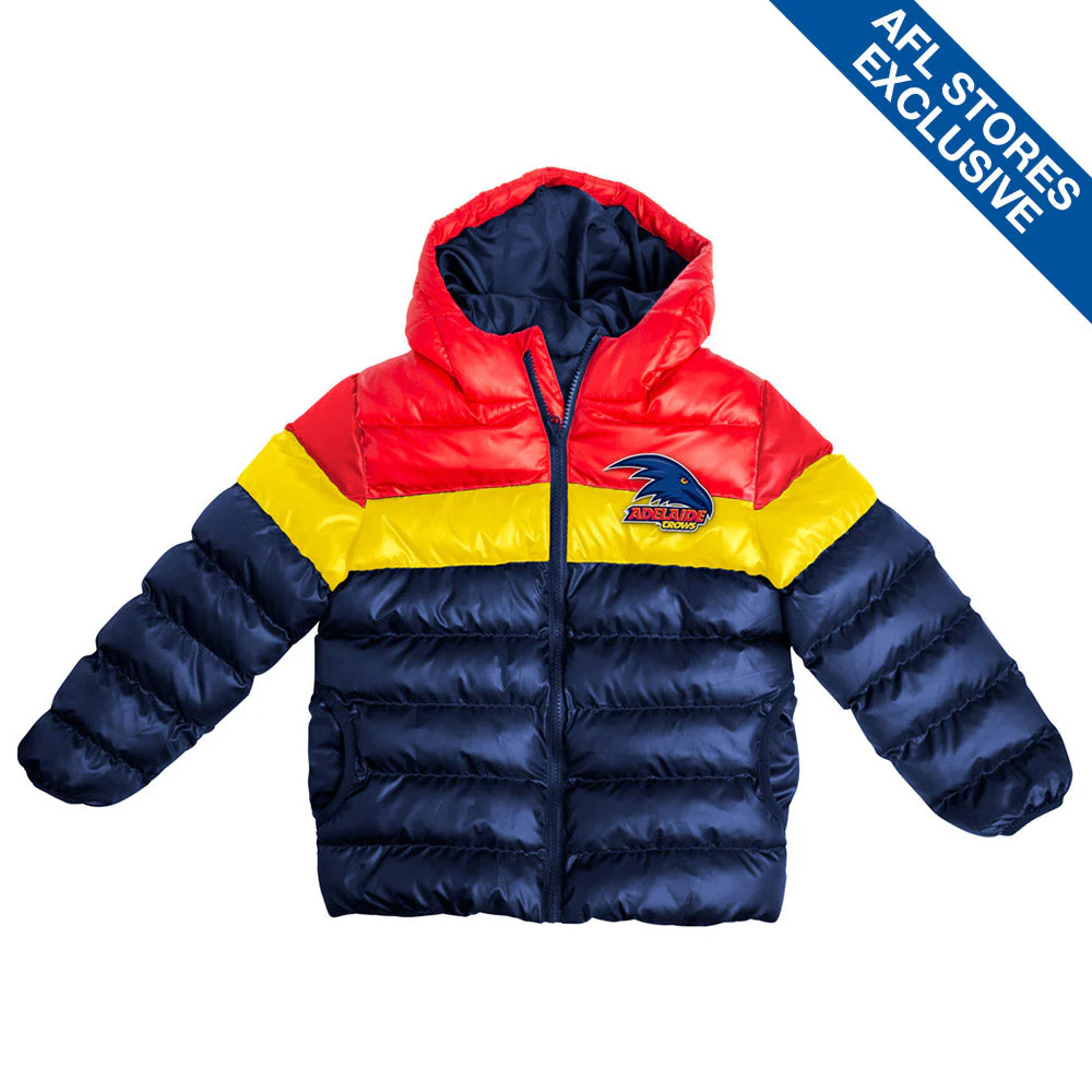 Adelaide Crows Youth Puffer Jacket - Image 4