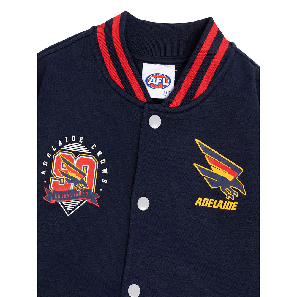 Adelaide Crows Youth Varsity Fleece Jacket - Image 3