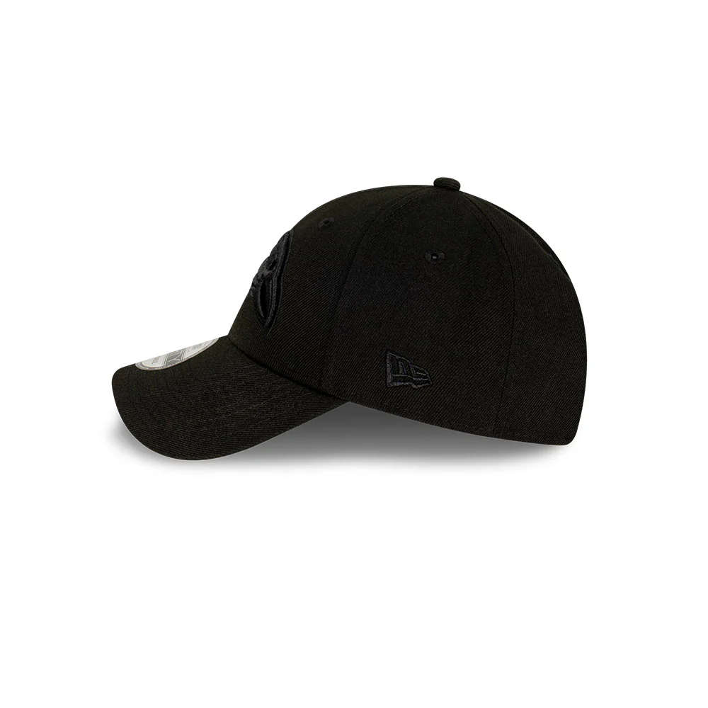 Adelaide Crows New Era Black On Black 9forty Cap - Image 5