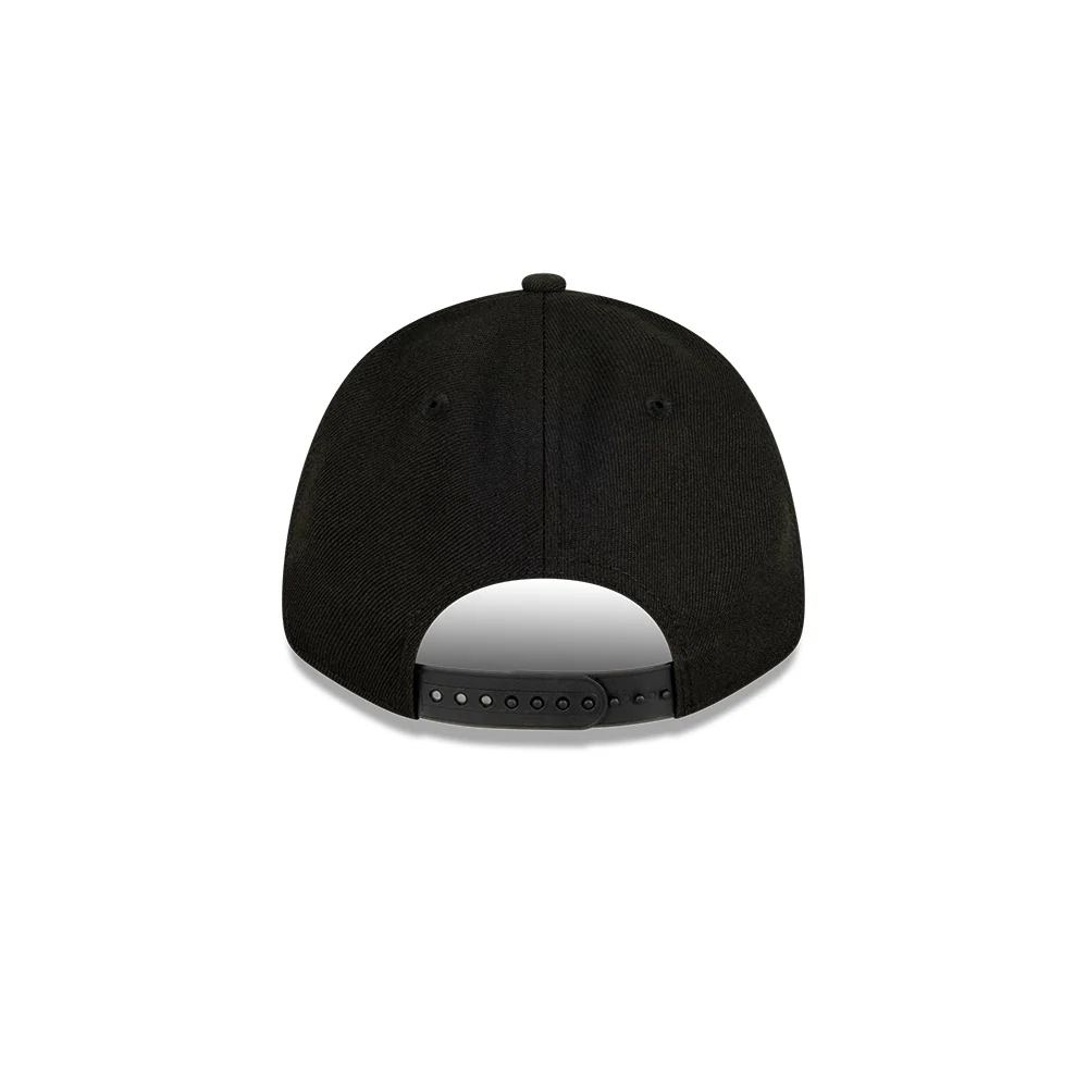 Adelaide Crows New Era Black On Black 9forty Cap - Image 6