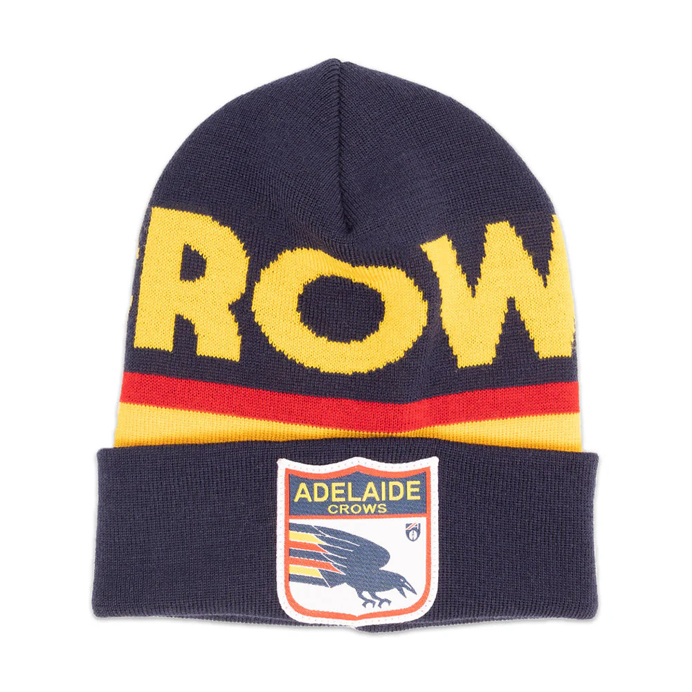 Adelaide Crows Throwback Merino Wool Beanie