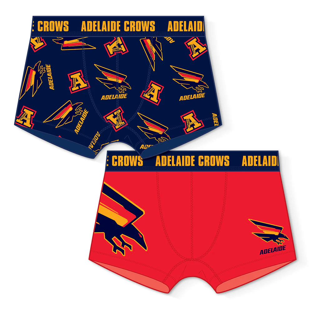 Adelaide Crows Mens Trunks - 2 Pack