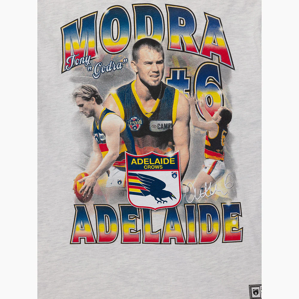 Adelaide Crow Mitchell & Ness Tony Modra Icon Series Tee - Image 5