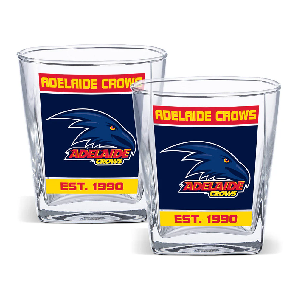 Adelaide Crows 2 Pack Spirit Glass - Image 2