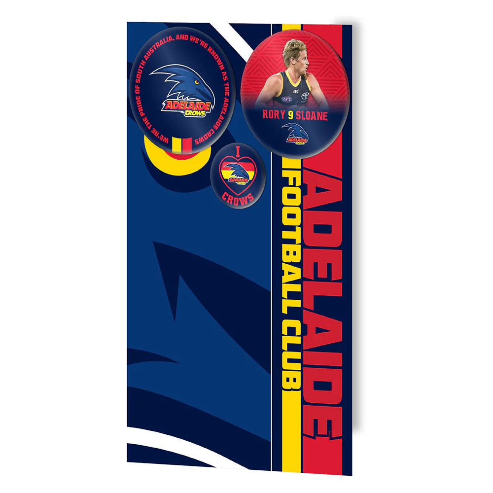 Adelaide Crows 3-Badge Card - Image 2