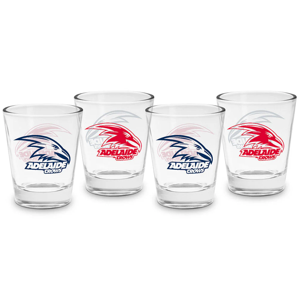 Adelaide Crows 4 Pack Shot Glass - Image 2