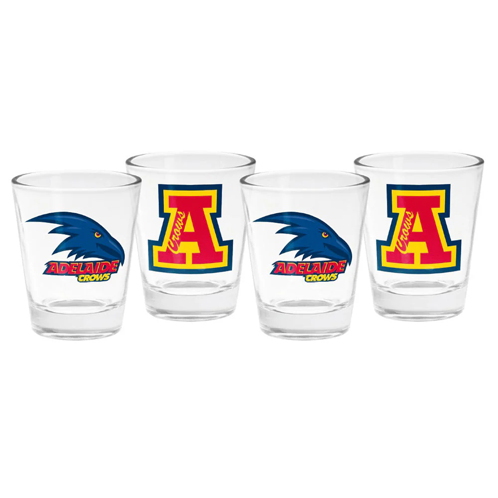 Adelaide Crows 4pk Shot Glass - Image 2