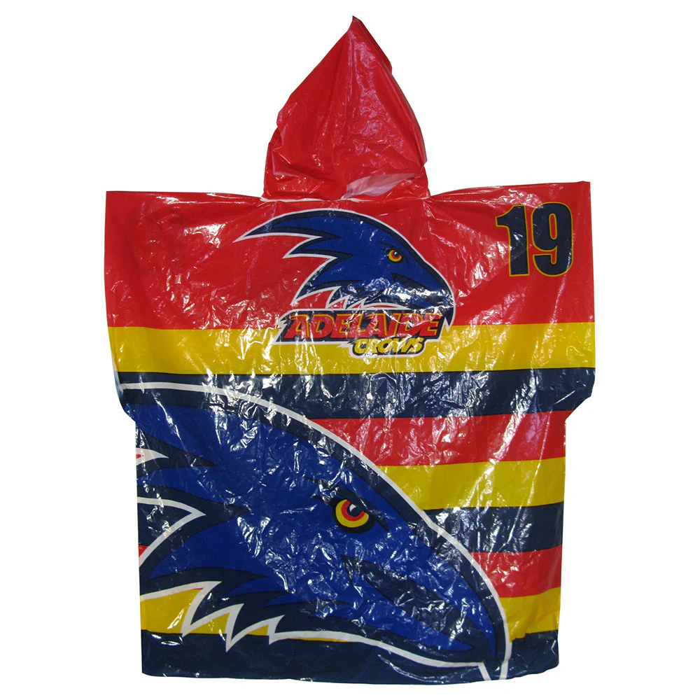 Adelaide Crows Full Print Poncho