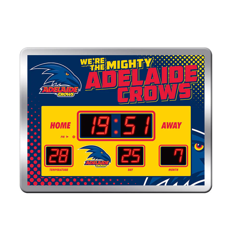 Adelaide Crows Led Scoreboard Clock - Image 2