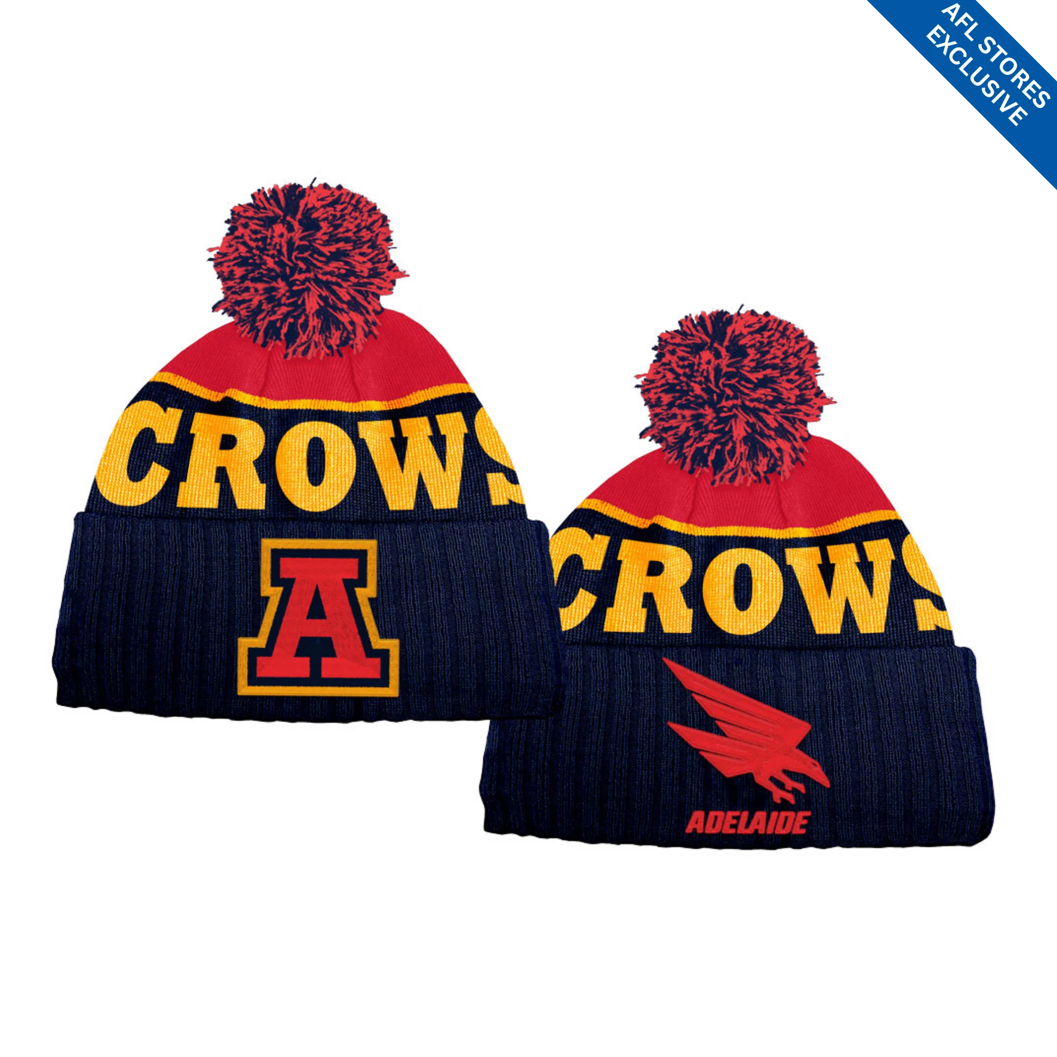 Adelaide Crows Letter Logo Beanie