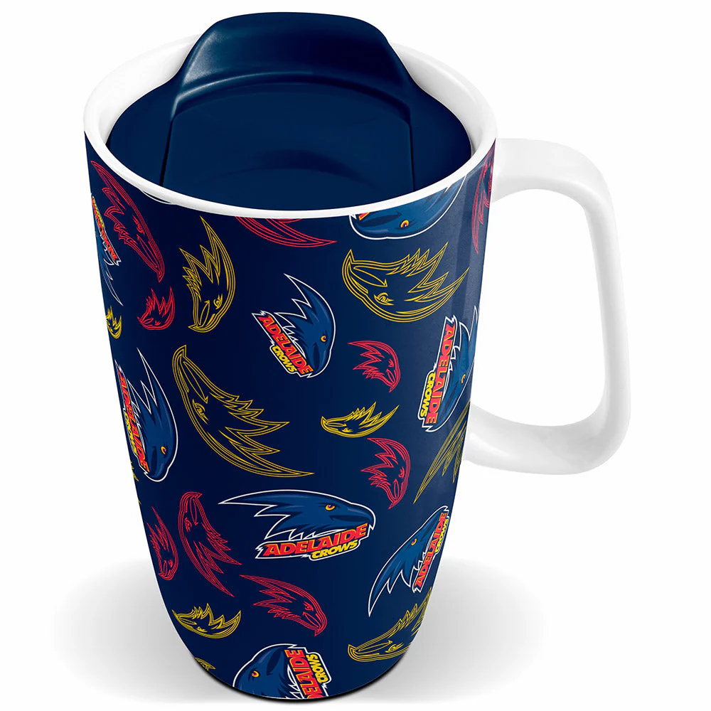 Adelaide Crows Logo Ceramic Mug With Lid - Image 2