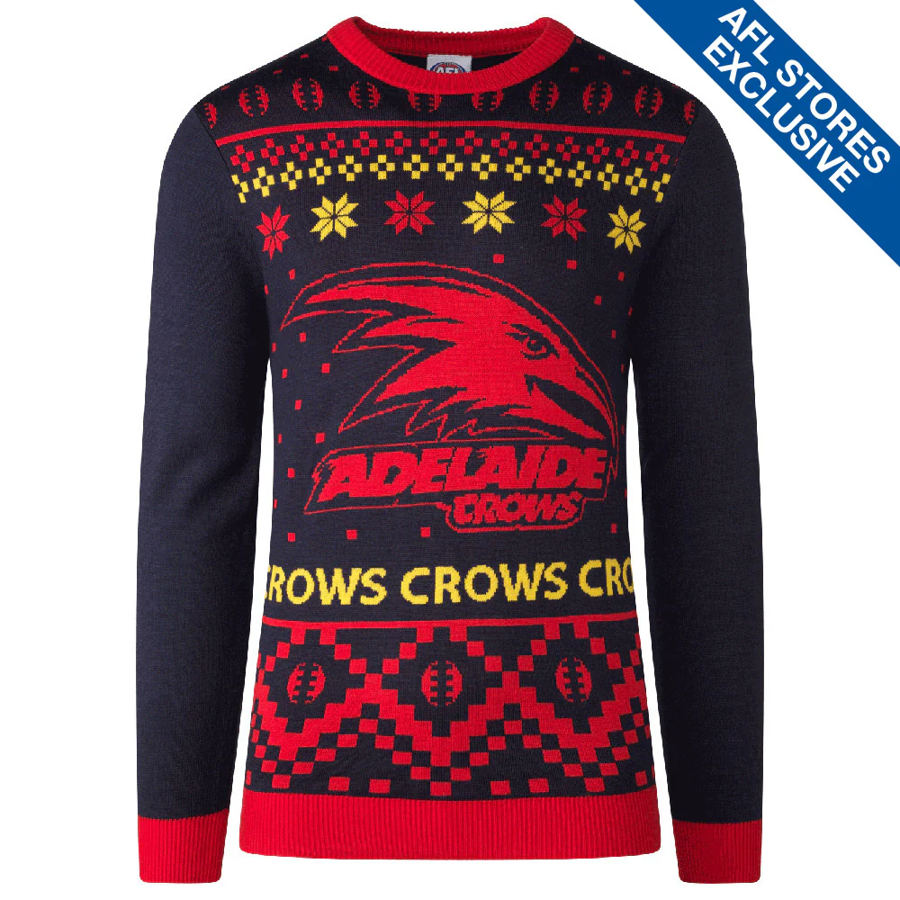 Adelaide Crows Mens Ugly Christmas Sweater