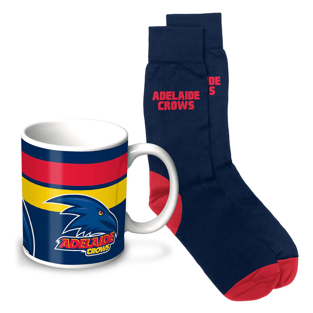 Adelaide Crows Mug And Sock Gift Pack