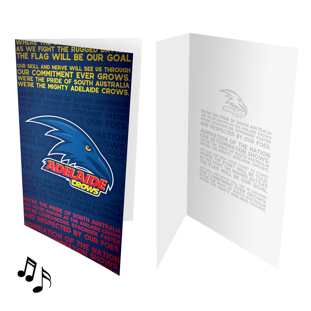 Adelaide Crows Musical Card