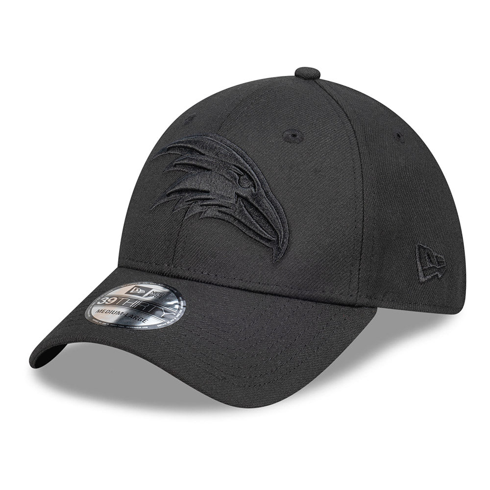 Adelaide Crows New Era 39thirty Black On Black Cap