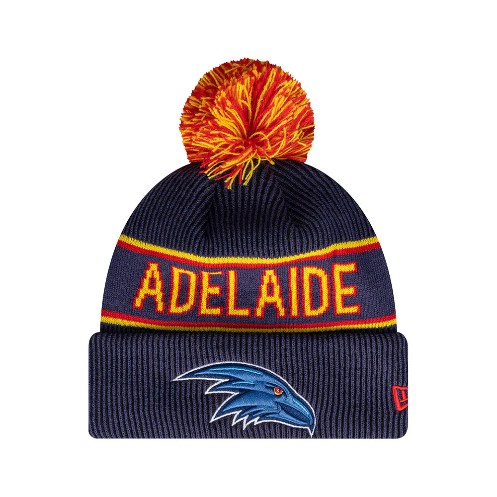 Adelaide Crows New Era 6-Dartcuff Beanie - Image 2