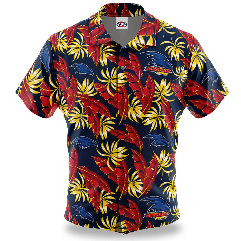 Adelaide Crows Paradise Hawaiian Shirt - Image 3
