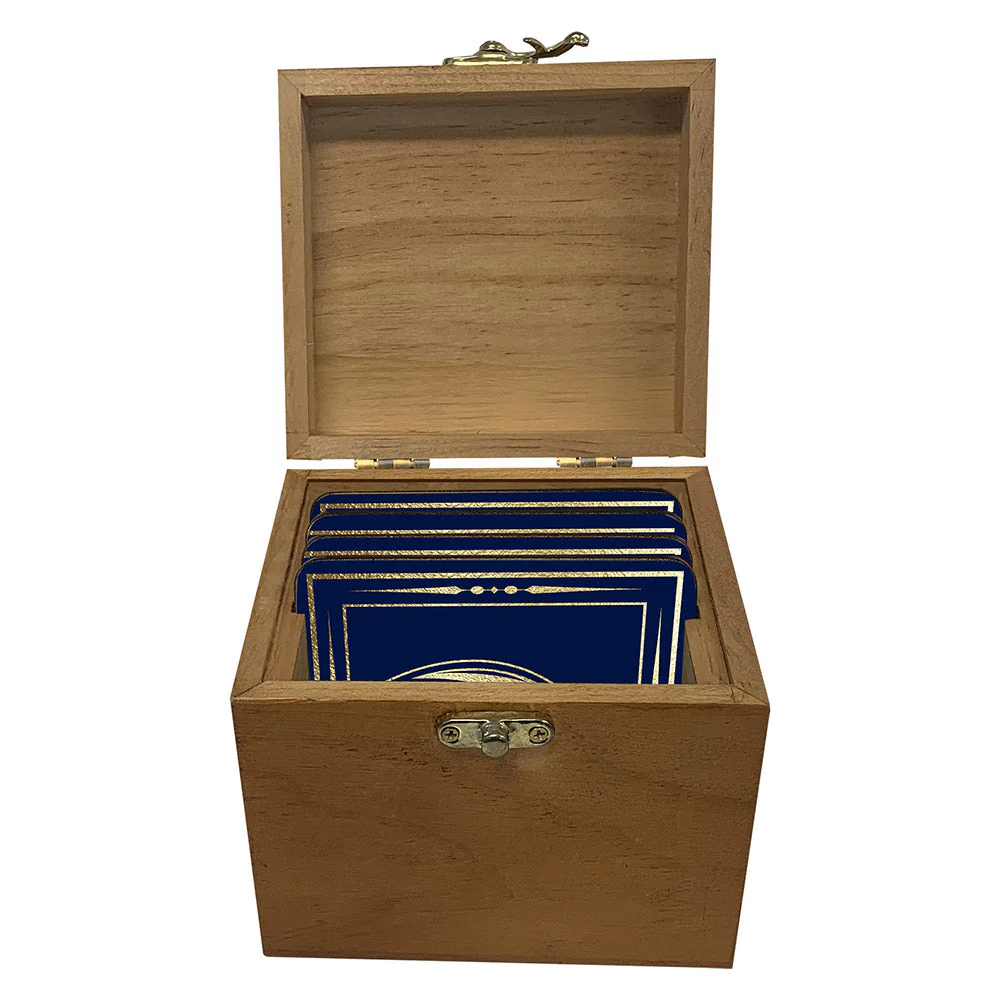 Adelaide Crows Set Of 4 Cork Coasters In Box - Image 3