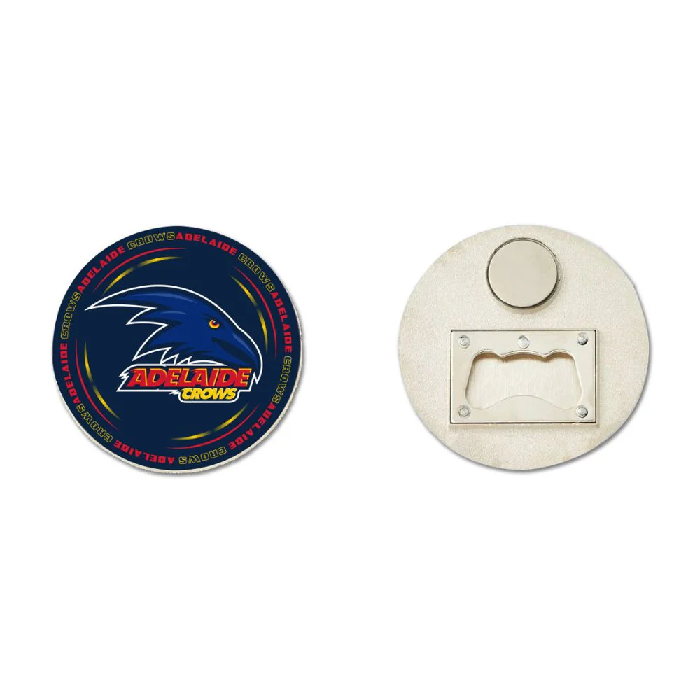 Adelaide Crows Team Logo Bottle Opener Magnet