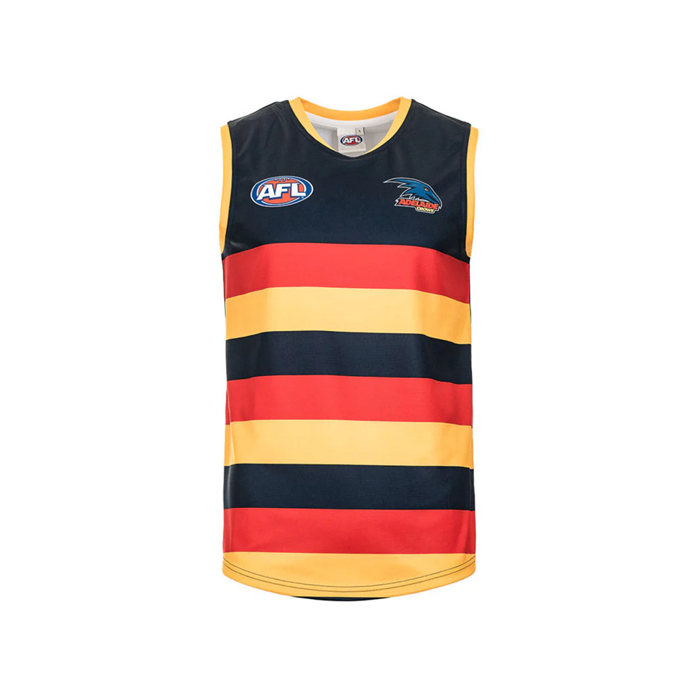 Adelaide Crows Toddler Sleeveless Replica Guernsey - Image 4