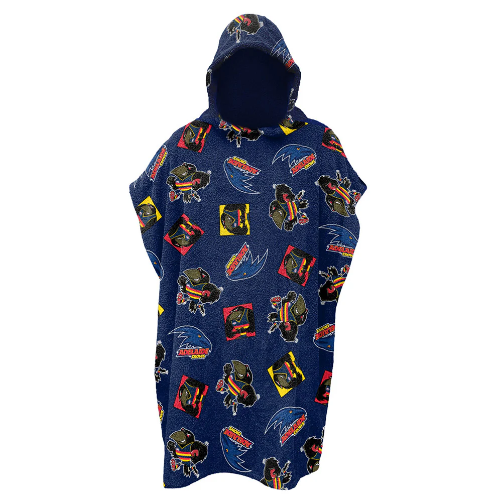 Adelaide Crows Youth Hooded Towel - Image 2
