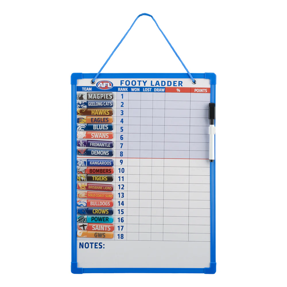 AFL Magnetic Footy Ladder