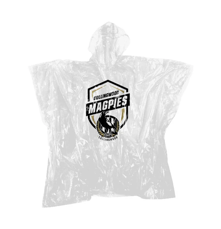 AFL Poncho Raincoat - Collingwood