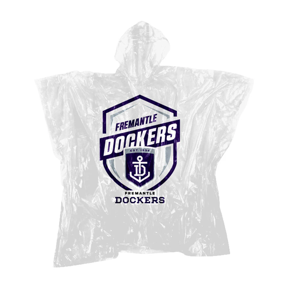 AFL Poncho Raincoat - Fremantle Dockers