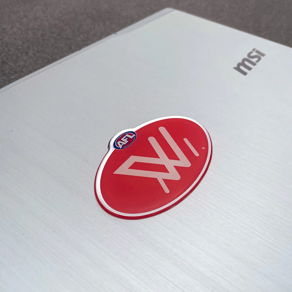 AFLW Lensed Chrome Decal - Image 5