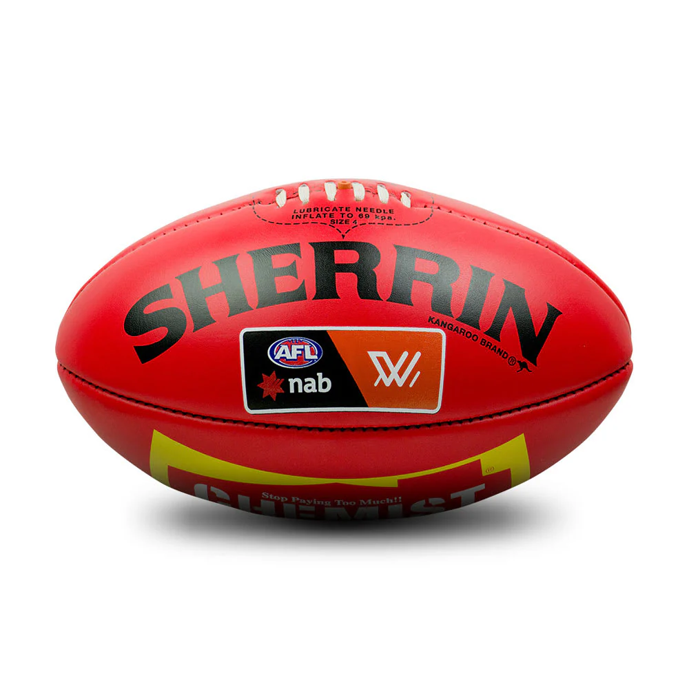 AFLW Red Official Game Ball - Image 5
