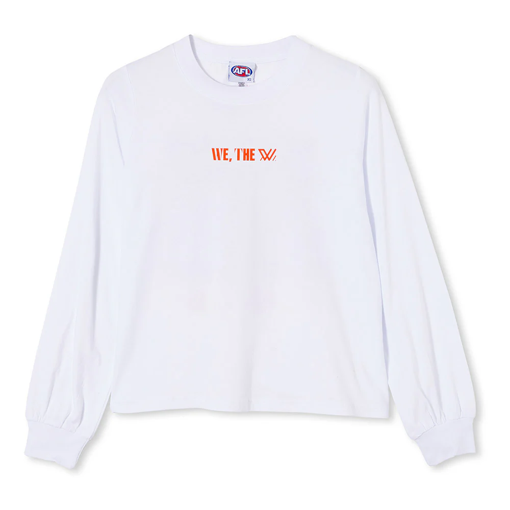 AFLW Official Launch Womens Long Sleeve T-Shirt