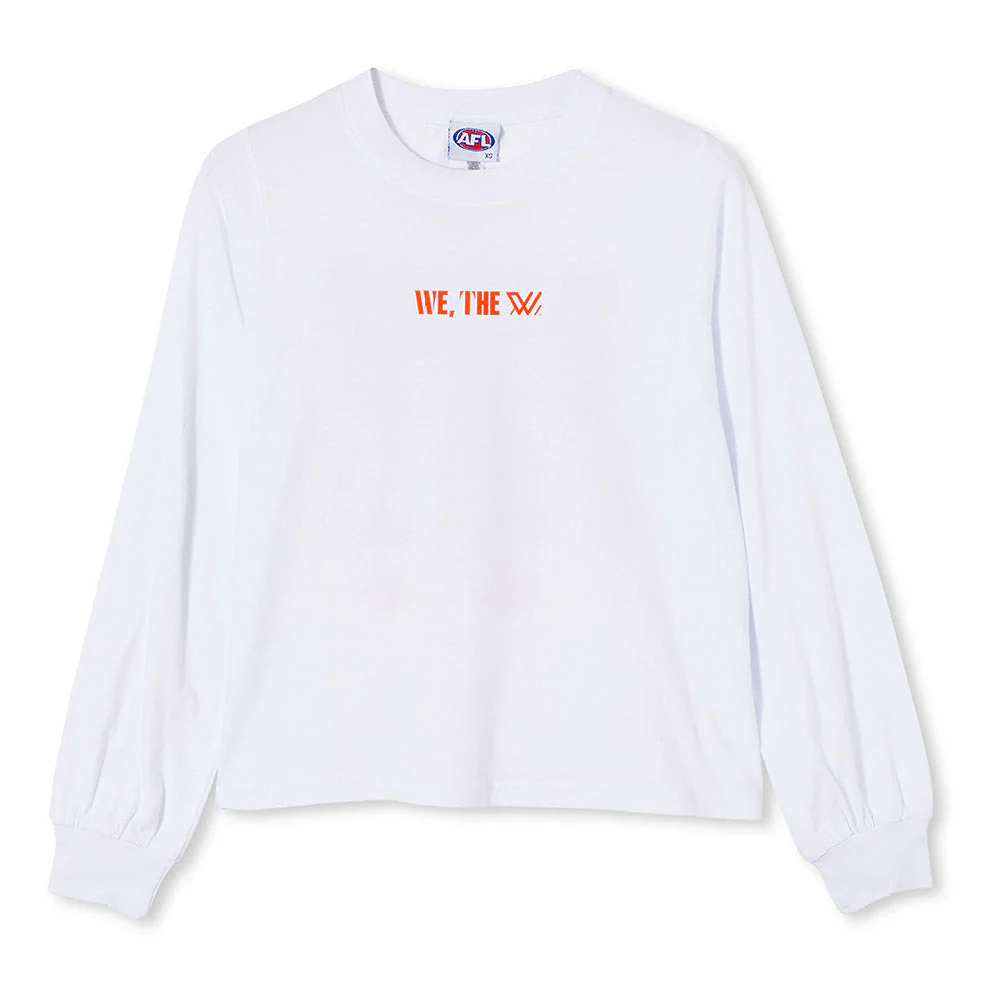 AFLW Official Launch Womens Long Sleeve T-Shirt - Image 5
