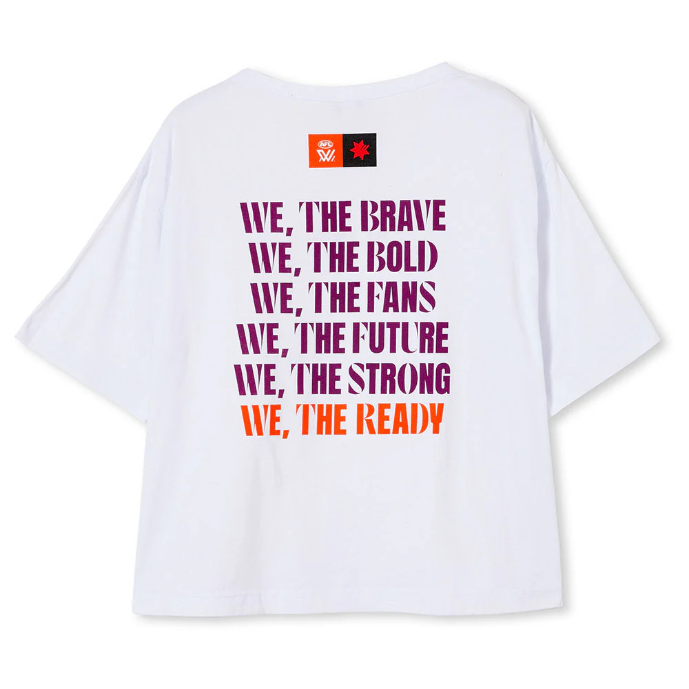 AFLW Official Launch Womens T-Shirt - Image 6
